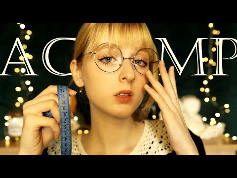 АСМР Озабоченная вязальщица измерит тебя | Ролевая игра | ASMR roleplay taking measurements