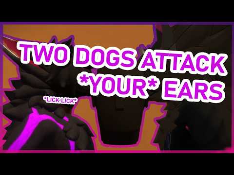 [FURRY ASMR] Two Dogs Attack Your Ears !🐕👂🐕‍🦺