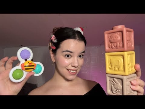 ASMR for the Little Subscribers🧸🩵 Book Reading, Animals, Relaxing Activities🧩