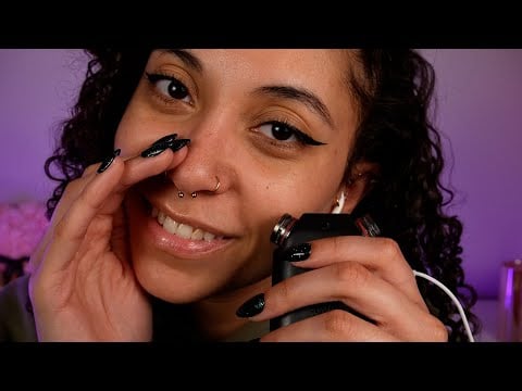 *INTENSE, CLOSE* Tascam ASMR ✨  Wet Mouth Sounds, Gentle Mic Blowing, & Shh It's Okay