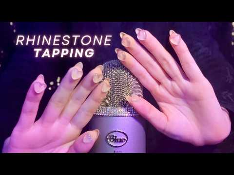 ASMR Relaxing Rhinestone Tapping Sounds 💎(No talking,No mouth sounds)