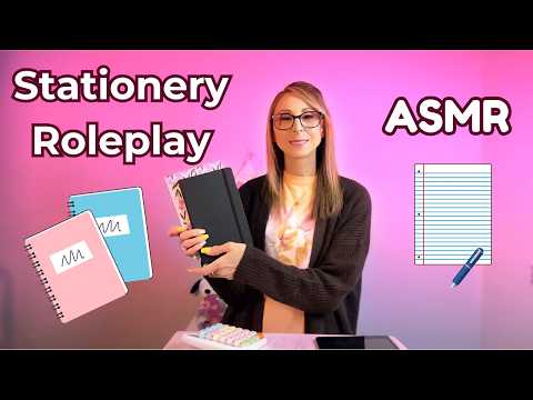 ASMR Stationery Store Roleplay ✏️ A Relaxing & Calming Shopping Experience