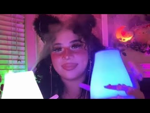 ASMR | Misty Twins/Cozy Rain Cloud🌧️ Car Ride (Lights)🚗 + Bugs/Spider Web🕸️🦋