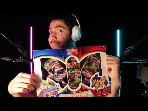ASMR Coffret Pokemon épée et bouclier - 6 boosters