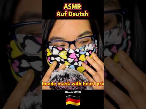 ASMR TRYING TO SPEAK IN GERMAN (Whispering) 🇩🇪😷 Der Versuch, Deutsch zu sprechen #asmrdeutsch