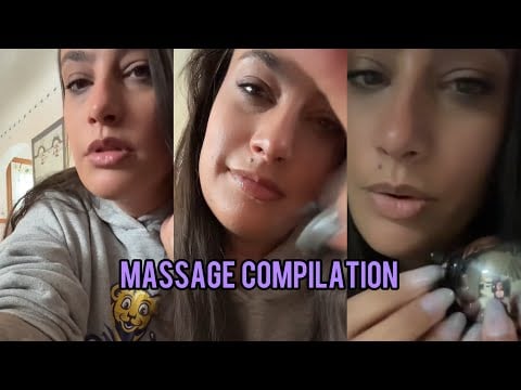 ASMR Massage Compilation (fast & aggressive style)