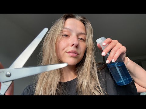 ASMR Fast and Aggressive Hair Cut 💈