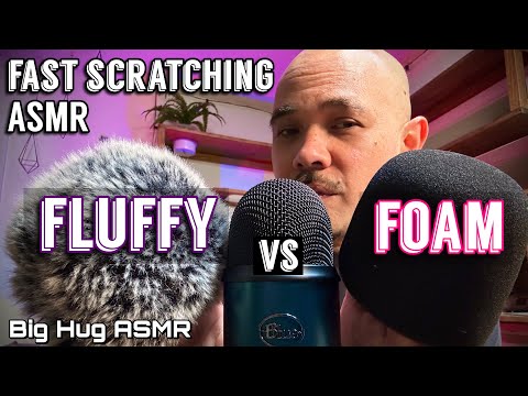 Who Tingles Best?? You might be surprised! Fast Mic Scratching, No talking ASMR, 1 hour+