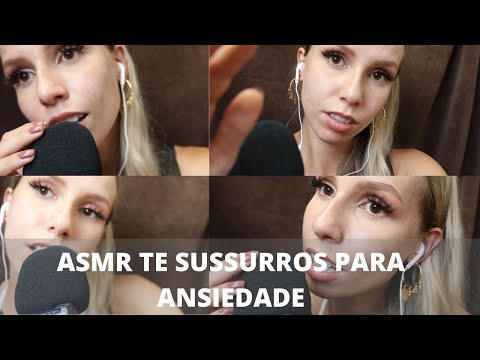 ASMR SUSSURROS OUVIDO A OUVIDO PARA ANSIEDADE -  Bruna ASMR