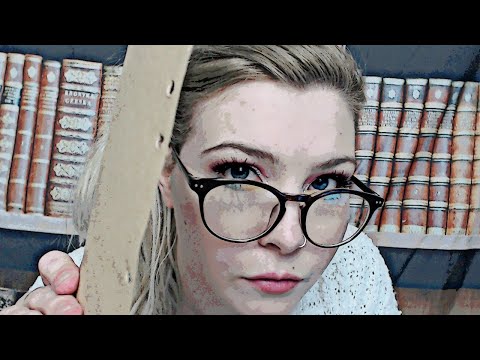 ASMR Restoring A Book-Fixing You (Up Close)