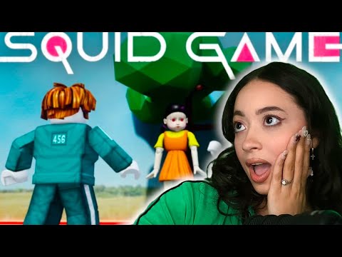 ASMR- PLAYING SQUID GAME ON ROBLOX!!!