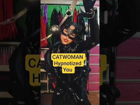 CATWOMAN Roleplay: HYPNOSIS ASMR ( in PVC Latex CATSUIT BOOTS GLOVES )