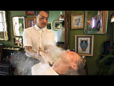 💈 This Oaxacan Barber Gave Me a Mustache - How Did It Turn Out? | Hot Towel Shave