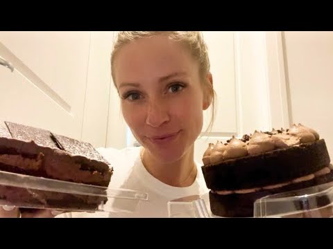 ASMR Birthday Cake Mukbang & A Birthday Surprise! 🎂🎈