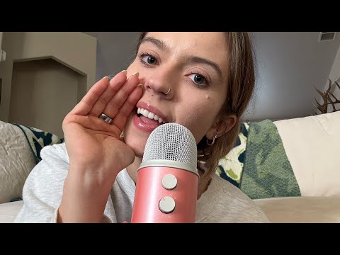 ASMR| Whispering Clicky Christmas Trigger Words & Repeating my intro