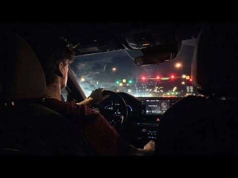 ASMR Late Night Car Ride 