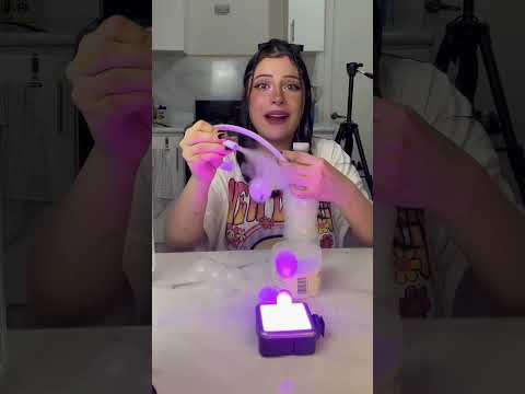 Experimentos con hielo seco #hieloseco #ciencia #experiment