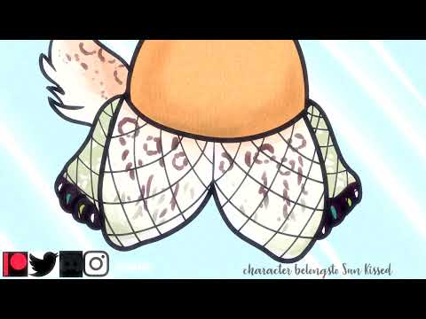 Thigh Rubbing, Tapping And Patting FURRY  ASMR