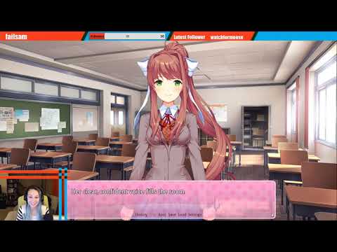 Doki Doki Literature Club - Day2: Trying not to get murdered by Yuri