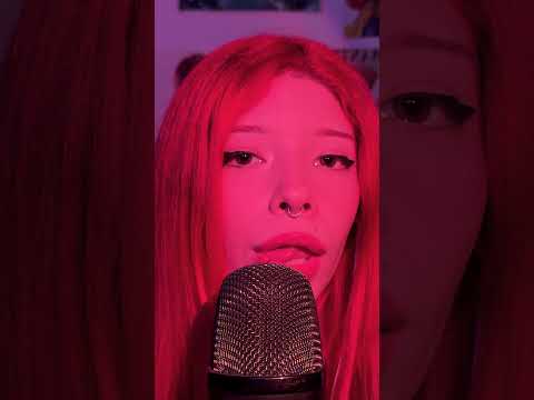 visuals and mouthsounds tongue ASMR SHORT video! #tingles