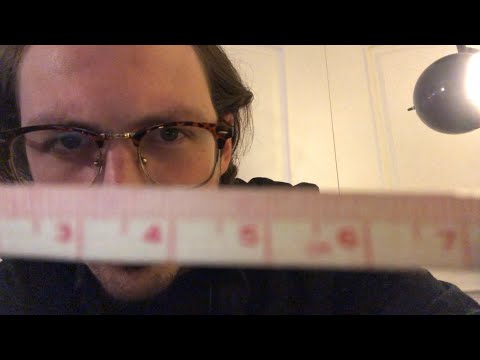 ASMR 1 Minute Face Measuring