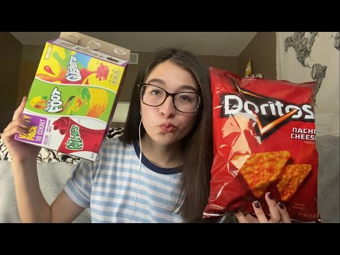 I Tried ASMR Eating Doritos, Fruit Roll-Ups, Candy, Apple