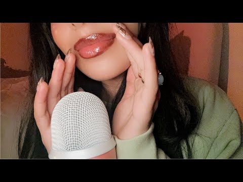 ASMR~ Repeating My Tingly Intro (Hand movements , Mouth Sounds & Clicky Whispers)