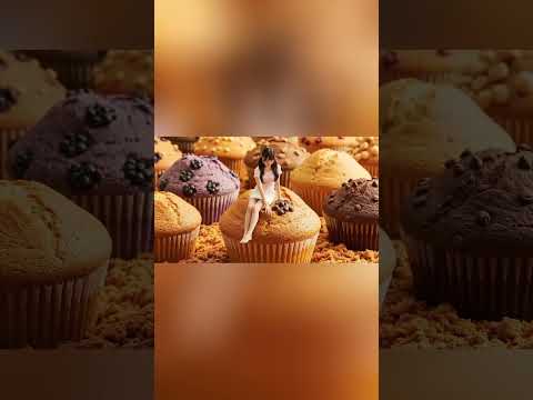 Cup Cake World #asmrsounds #asmrvideo #eatingsounds