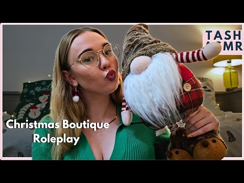 ASMR Christmas Boutique Role-play