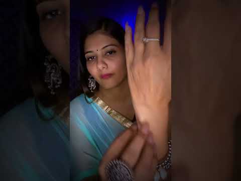 ASMR sleep-Meri ankhon mein..! Multiple triggers-Nail & Skin #asmrsleep #relaxing #love #asmrsounds