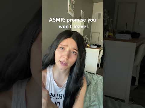 promise you won’t leave 🤍#asmr #girlfriendasmr #sleepasmr #clingyasmr #whisper
