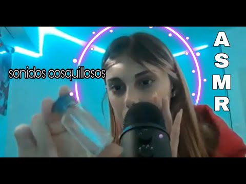 ✨ASMR sonidos cosquillosos ||| mouth sounds , agua 🌊, susurros/ jaz. P