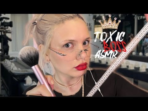 АСМР токсичный босс в модельном агентстве • близко к камере 