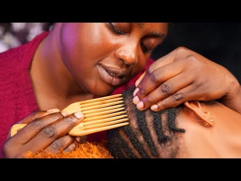 ASMR✨Soft Whisper | Hair Crust Removal,Cornrow Scalp Scratching, Deep Ear & Nose Cleaning Massage