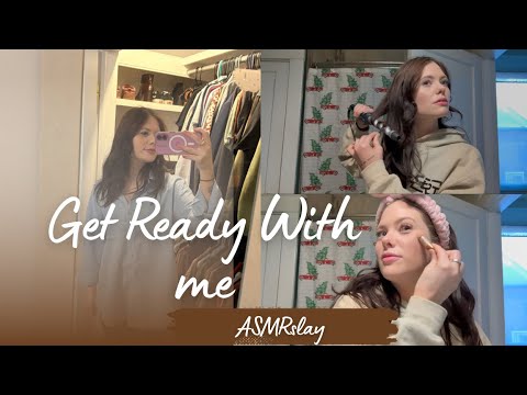 ASMRSLAYmas Get Ready With Me✨💄(Whispered Voice Over)