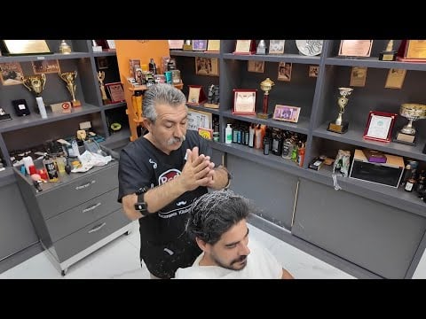From Long Hair to Clean-Cut: The Ultimate Turkish Barber Transformation 🇹🇷 & Deep Facial Care