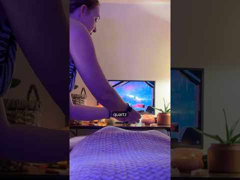 Crystal massage for safety #relax #asmrreiki #oddlysatisfying #sleepsolution
