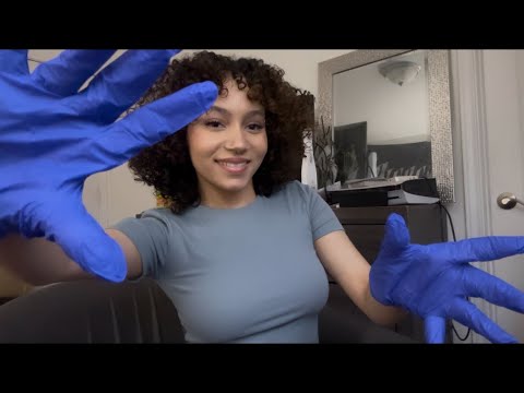 ASMR Glove Sounds With Lotion & Mouth Triggers 
