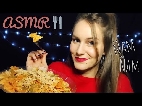 ASMR Eating Sounds - COMIENDO PASTA 🍝 (Mukbang)