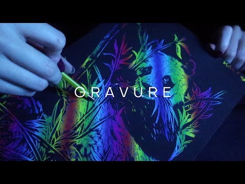 ASMR FRANCAIS ⚪️ GRAVURE 🖌️ no talking