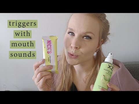 ASMR - Triggers with Mouth Sounds | tapping, liquid/lid sounds, kisses