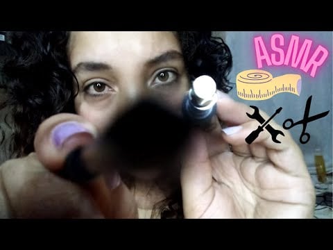 ASMR Consertando seu rosto ‐ Você caiu e entortou tudo, deixa eu arrumar pra você