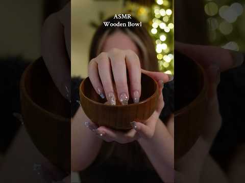 ASMR Wooden bowl sounds and beads #asmr #youtubeshorts #shortvideo #tiktokvideo #tingles