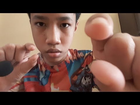 ASMR Fast eating & plucking your negative thoughts😴