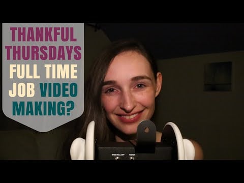♥Thankful Thursdays♥  Binaural Ear To Ear Whispered ASMR Q & A For Sleep