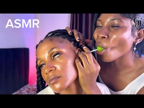 ASMR ✨FAST AND AGGRESSIVELY EAR EATING, DEEP EAR CLEANING SPIT PAINTING, BODY MASSAGE 