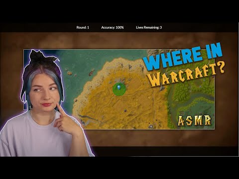 [ASMR] GeoGuessr World of Warcraft 🌎 How well do I know Azeroth? (Rain Sounds, Relaxing)