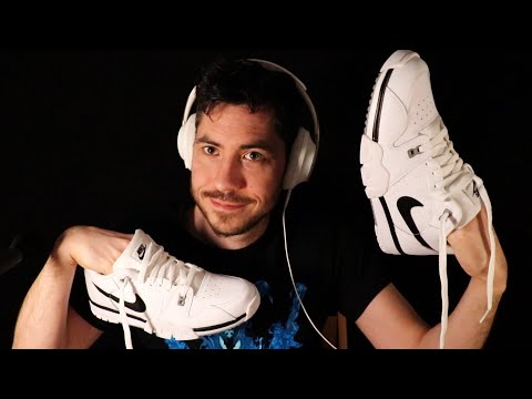 ASMR j'ai acheté des nouvelles NIKE - tapping, scratching, chuchotements