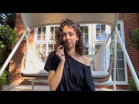ASMR in the garden... again 🧚‍♂️🍂 reading, soft singing, chatting, exploring nature