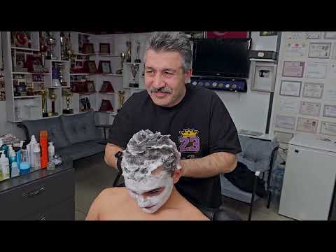 ASMR Fire Ear Hair Removal,Scalp Friction, Skincare, Head & Hand Massage-Full Barber Experience